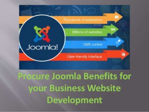 joomla benefits for web development